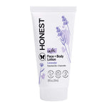 The Honest Company Calm Face + Body Lotion - Travel Size - Lavender- 1 fl oz: Moisturizing, Dye-Free, Paraben-Free, Phthalate-Free