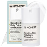 Honest Beauty Sensitive Skin Daily Calm Moisturizer with Hyaluronic Acid and Allantoin - 1.7 fl oz: Face Cream, Unscented, Paraben-Free